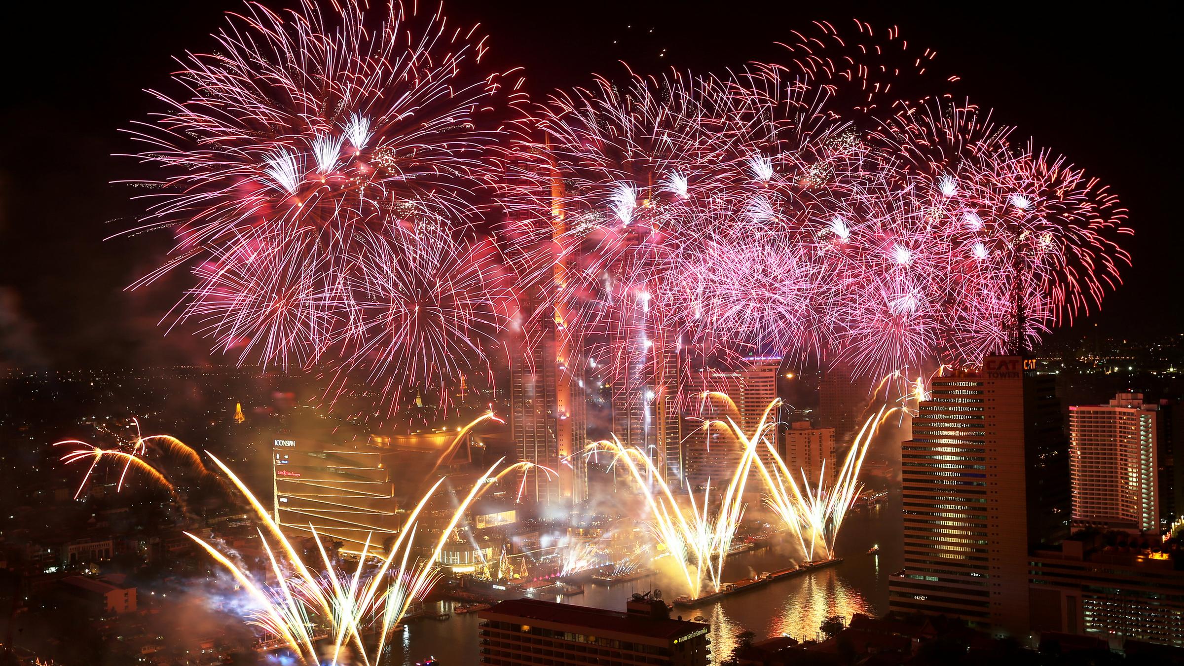 Bangkok feiert den Jahreswechsel