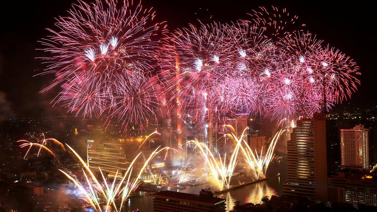 Bangkok feiert den Jahreswechsel