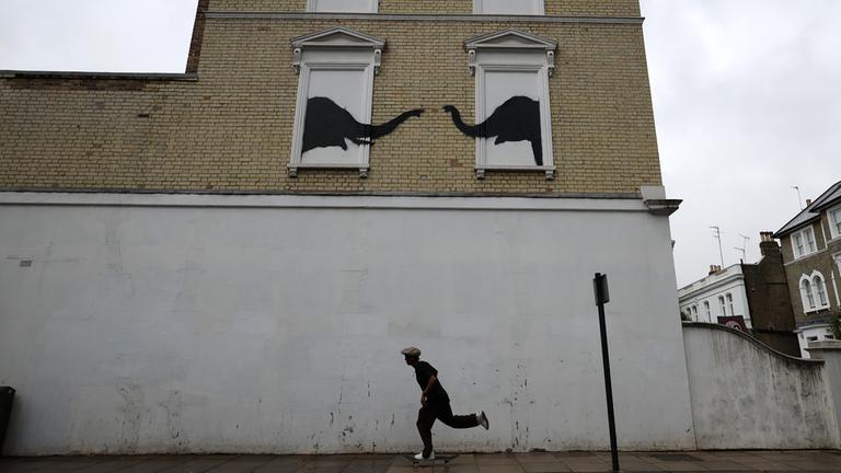 Banksy-Wandgemälde
