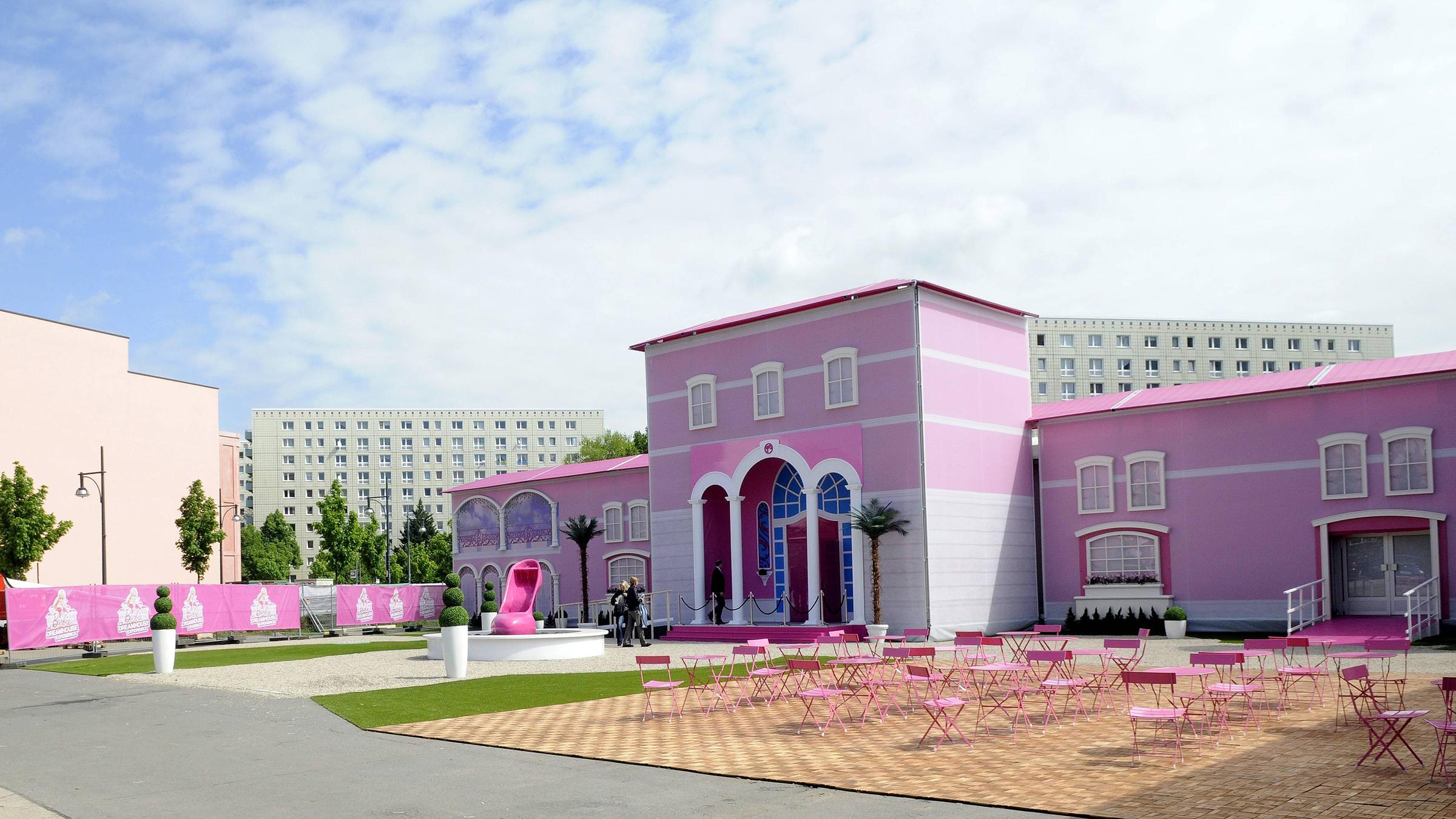 Das Barbie Dreamhouse am Alexanderplatz