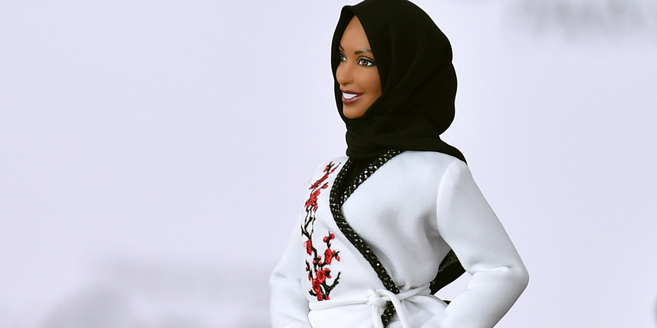 Barbie mit Kopftuch