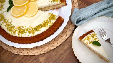 Basbousa mit Zitronencreme
