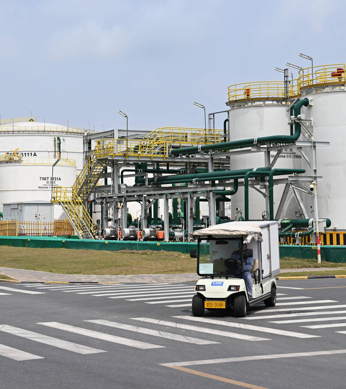 Dieses am 26. März 2026 aufgenommene Foto zeigt die Wasseraufbereitungsanlage des integrierten BASF-Standorts (Guangdong) in der Stadt Zhanjiang in der südchinesischen Provinz Guangdong.