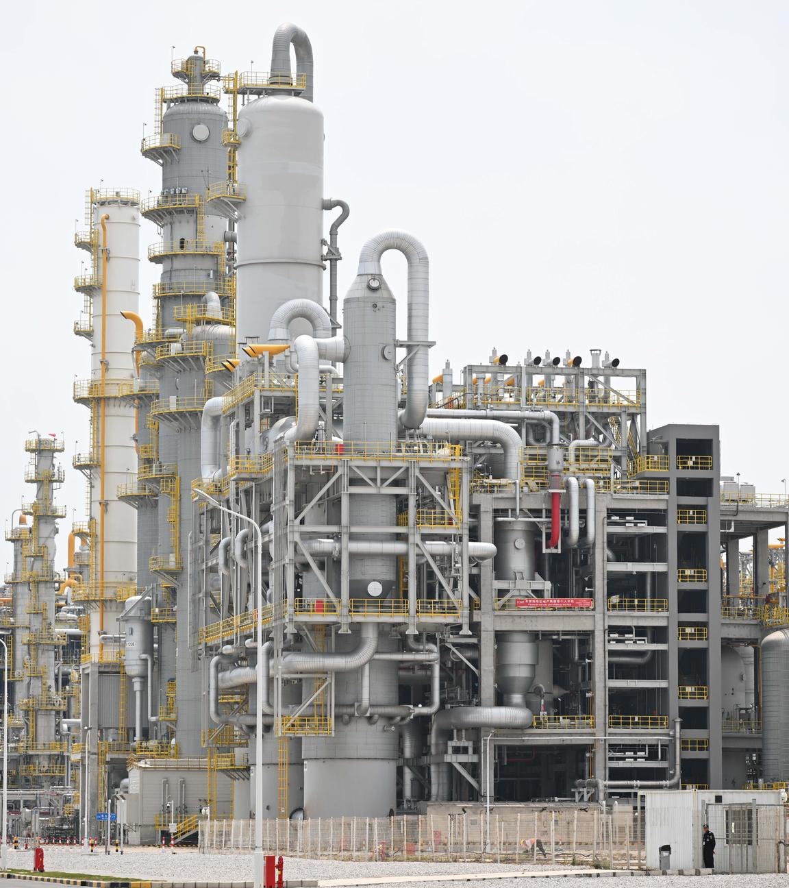 Die Anlagen des integrierten Standorts der BASF in der südchinesischen Provinz Guangdong