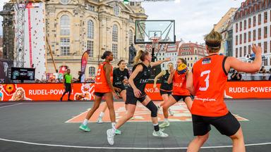 Finale im 3x3 Basketball der Frauen bei den Finals in Dresden