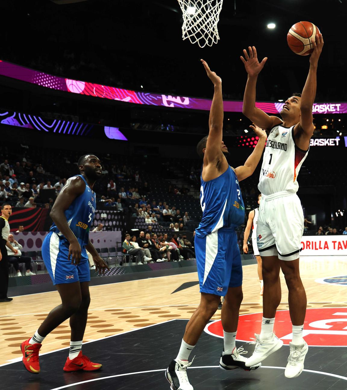 Basketball-EM: Deutschland - Großbritannien.