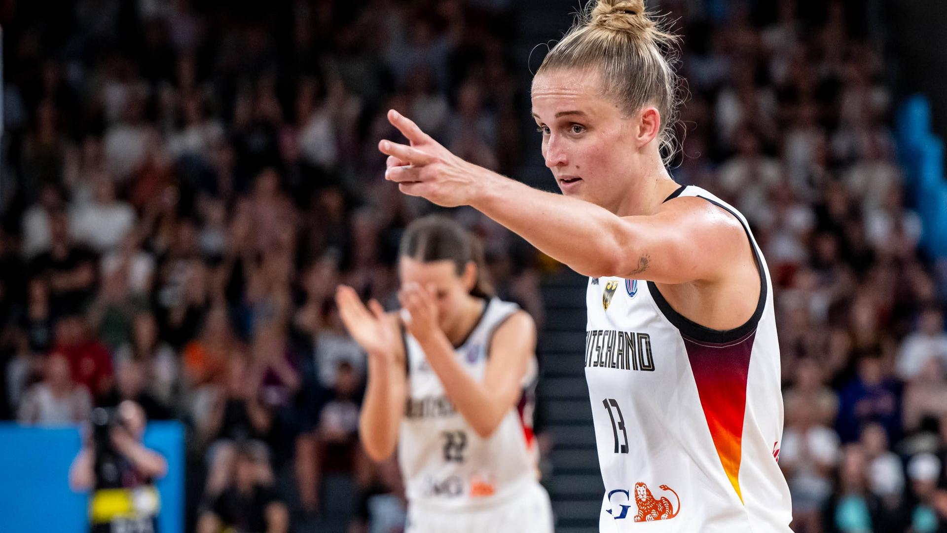 Basketball, FIBA, Deutschland - Schweden: Leonie Fiebich