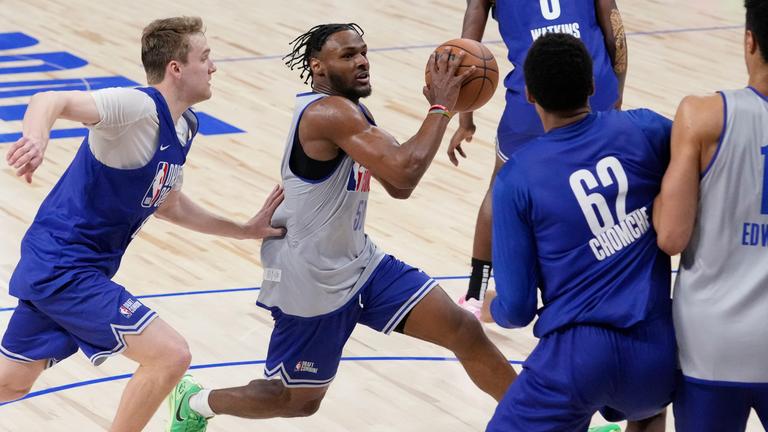 Basketball: Bronny James.