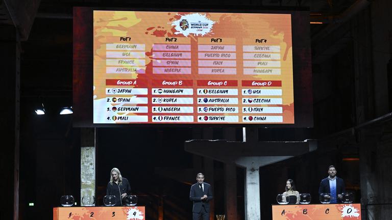 Die Ziehung der Gruppen für die Basketball-WM der Frauen 2026 in Deutschland