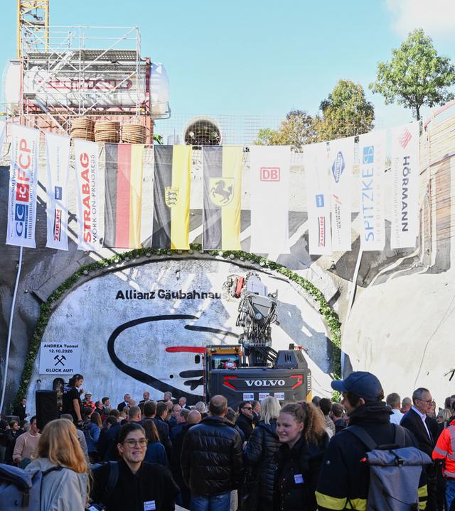 Symbolischer Baustart Pfaffensteigtunnel