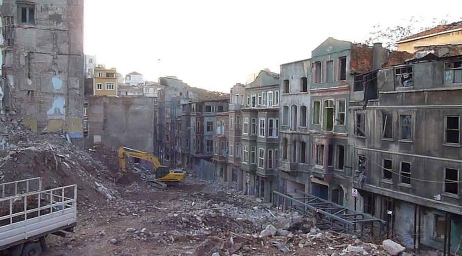 Baustelle in Istanbul: Gebäude werden abgerissen
