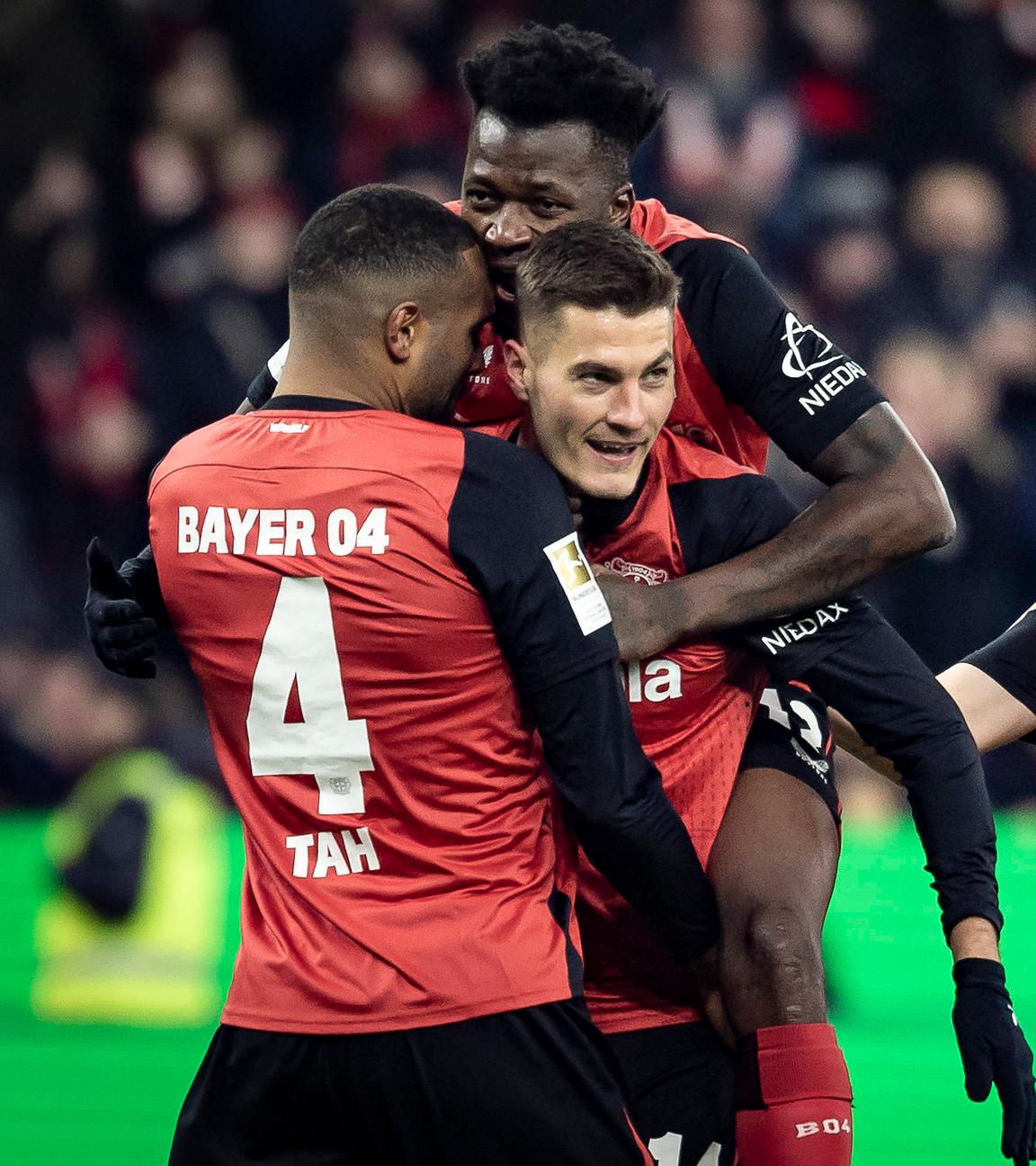 Torjubel nach dem 3:0 durch Patrick Schick.