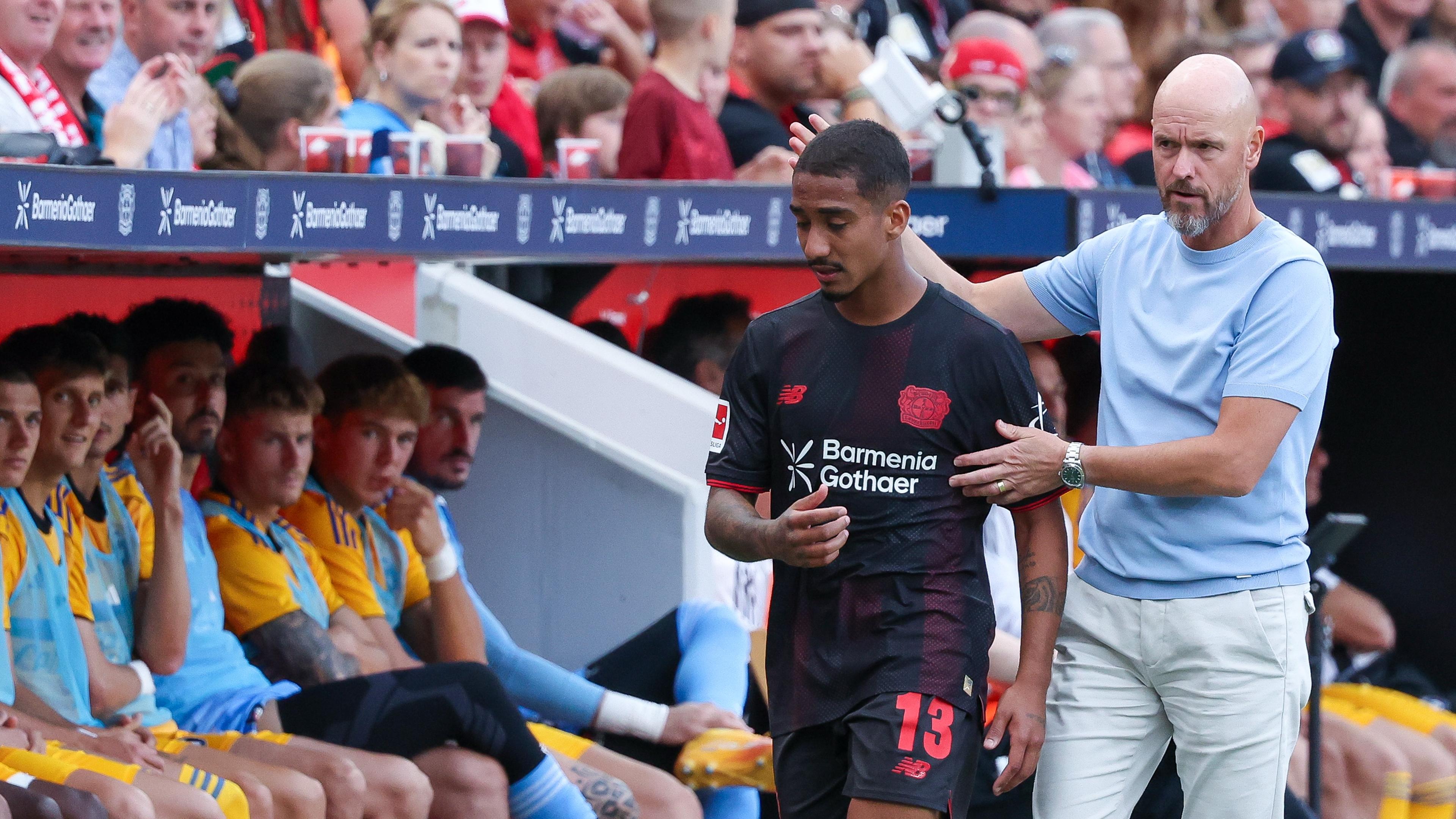 Trainer Erik ten Hag mit Arthur