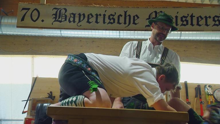 Männer beim Wettkampf