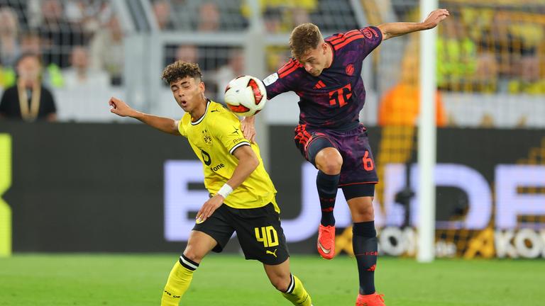 Samuele Inacio und Joshua Kimmich am 22.08.26