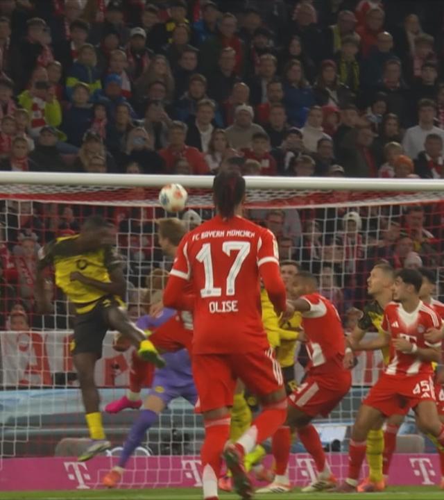 Fußball: FC Bayern - Borussia Dortmund.