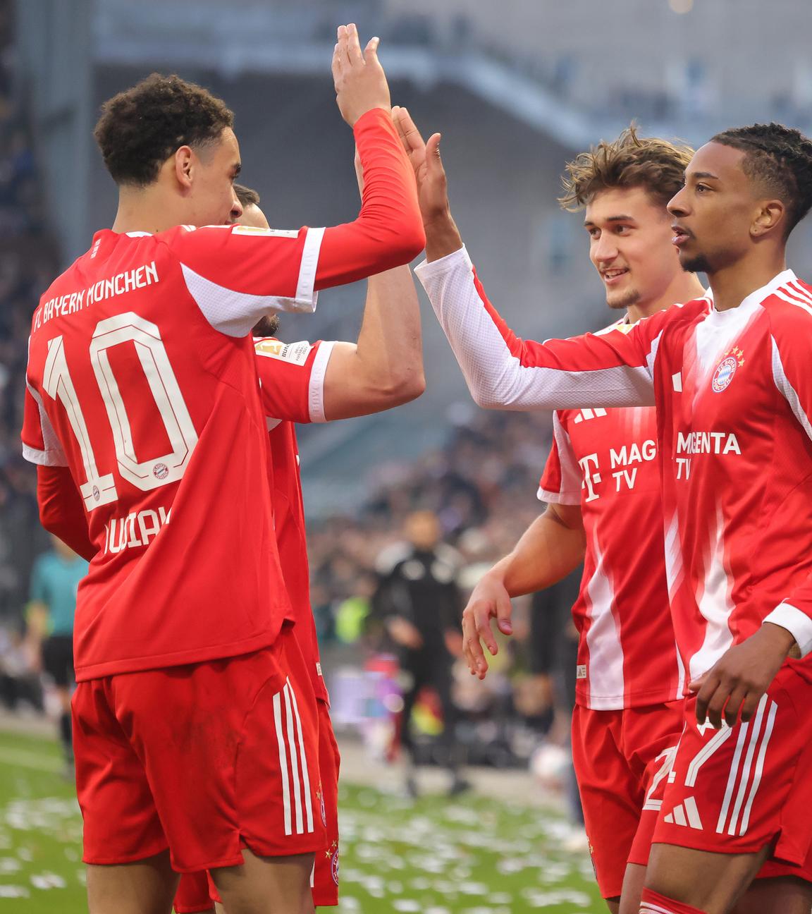 Jamal Musiala und Michael Olise am 11.04.26