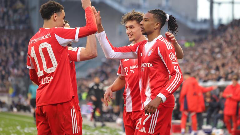 Jamal Musiala und Michael Olise am 11.04.26