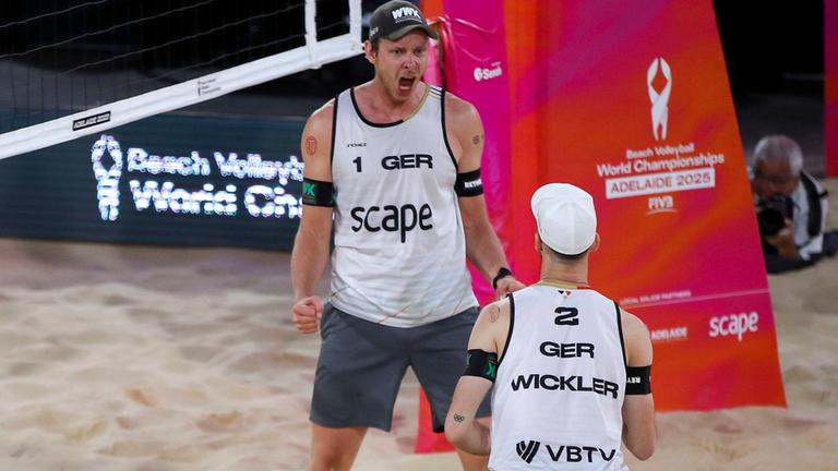 Beachvolleyball WM: Nils Ehlers and Clemens Wickler