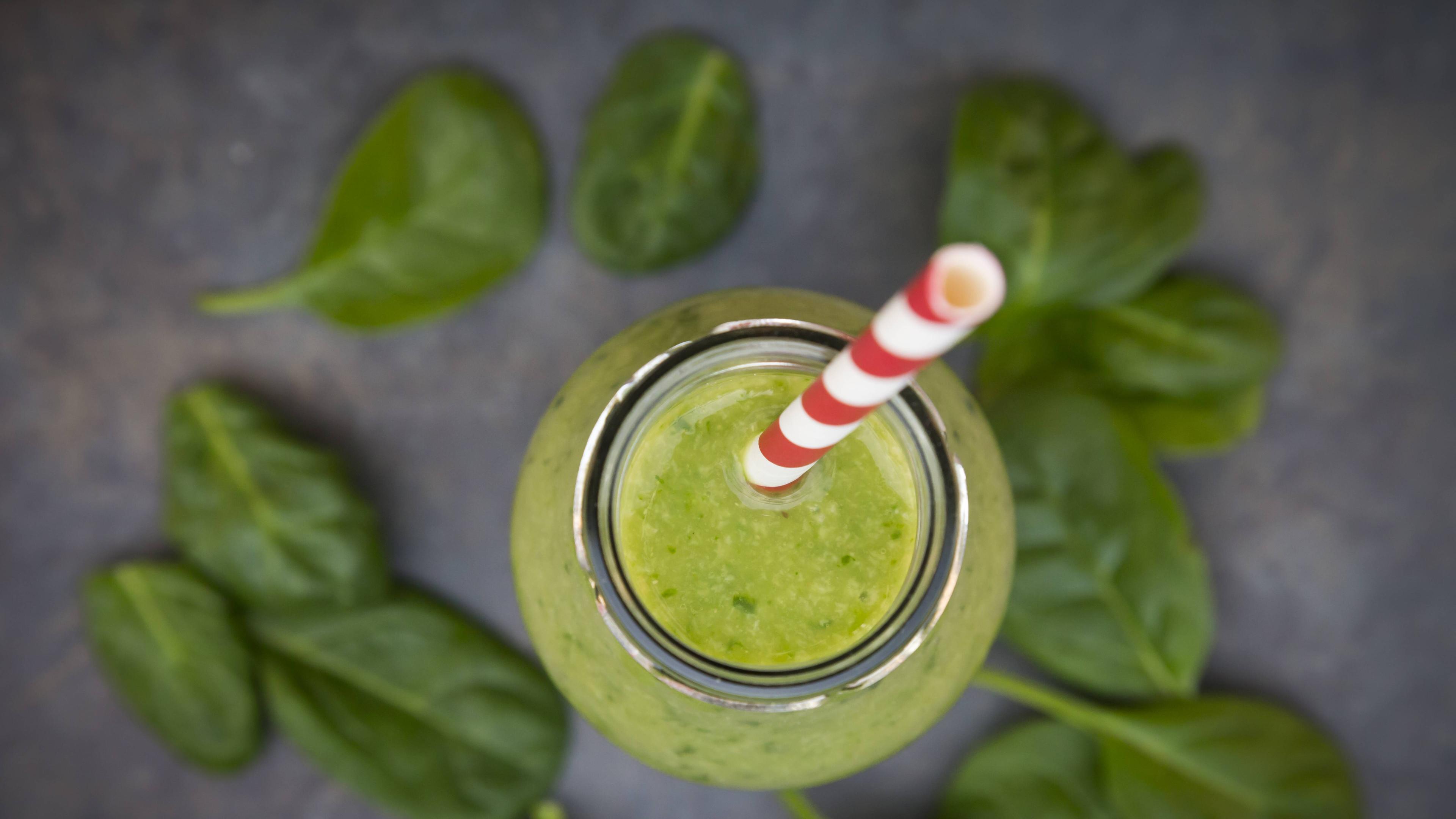 Grüner Schönheitscocktail