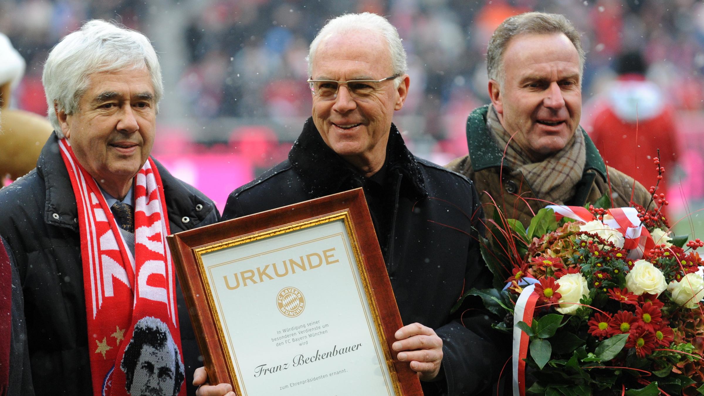 2009: Ehrenpräsident des FC Bayern