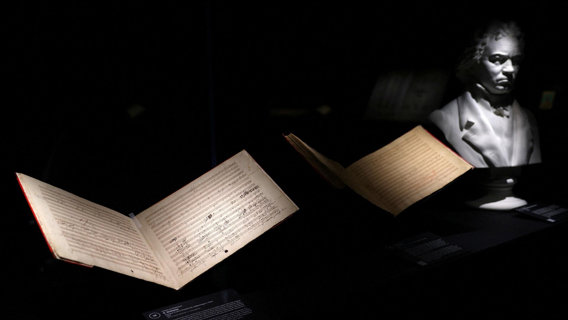 Die Staatsbibliothek zu Berlin präsentiert die Originalpartitur von Beethovens Symphonie Nr. 9 in Berlin