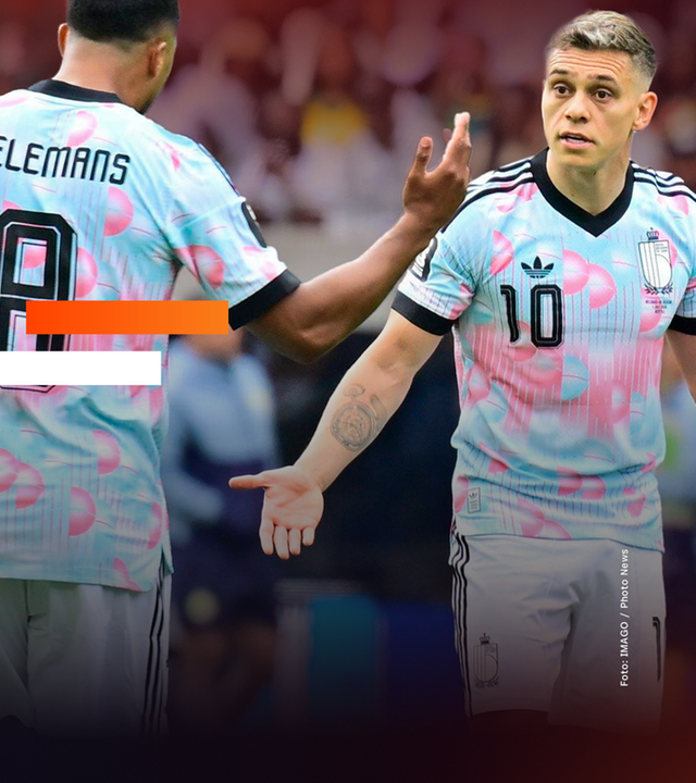 Youri Tielemans (links) und Leandro Trossard