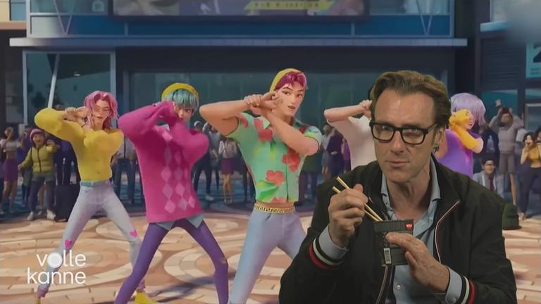 Ein Filmausschnitt wird gezeigt, Patrick Lipke wird eingeblendet