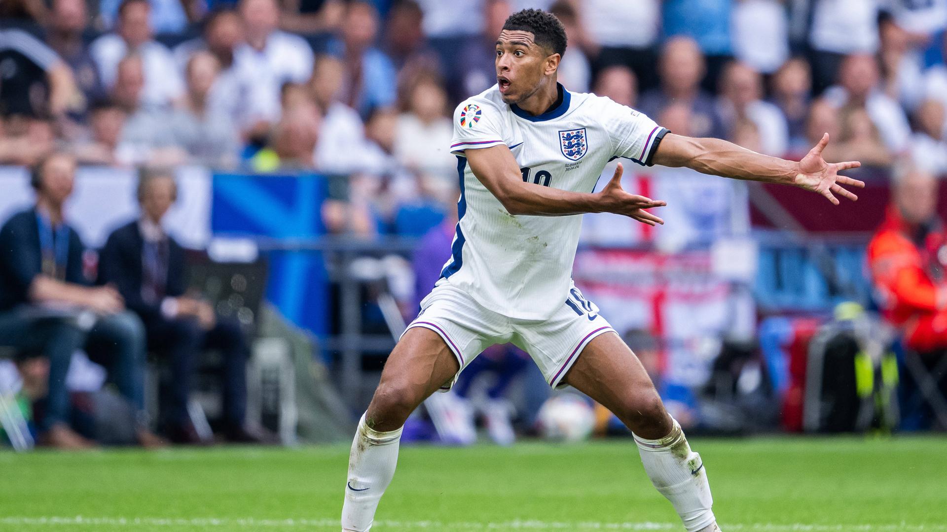 Englands Jude Bellingham während dem Achtelfinale gegen die Slowakei.