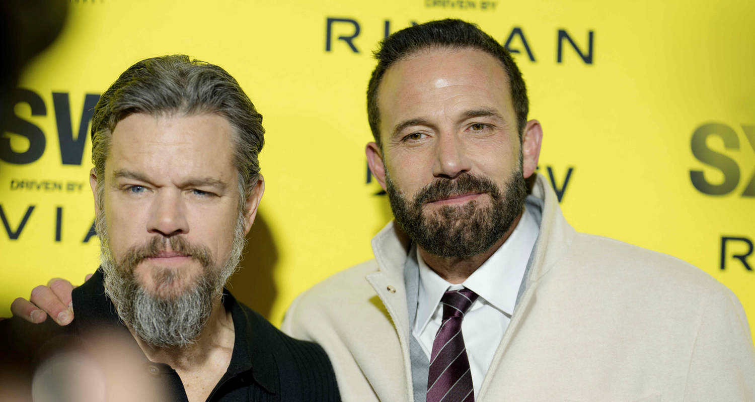 Matt Damon mit Ben Affleck auf rotem Teppich