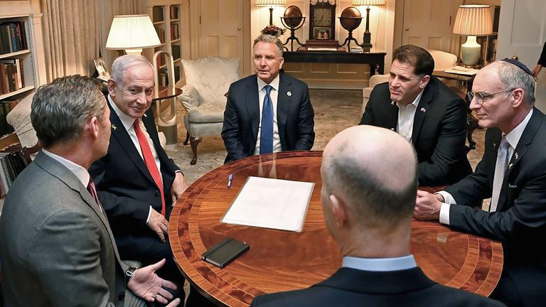 Der israelische Premierminister Benjamin Netanjahu in Washington (USA)