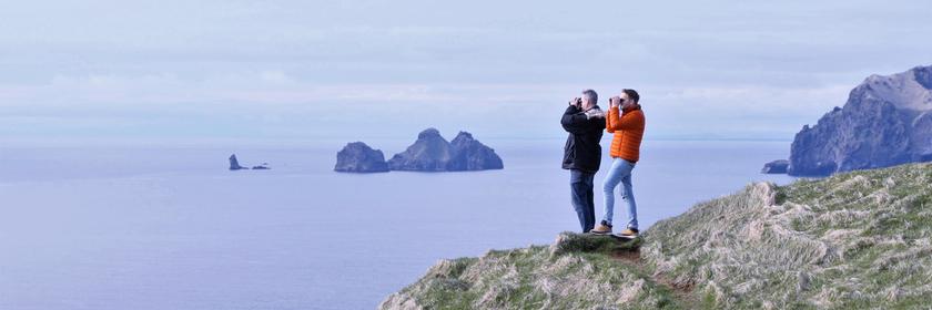 Benjamin Stöwe an der Südspitze Islands.