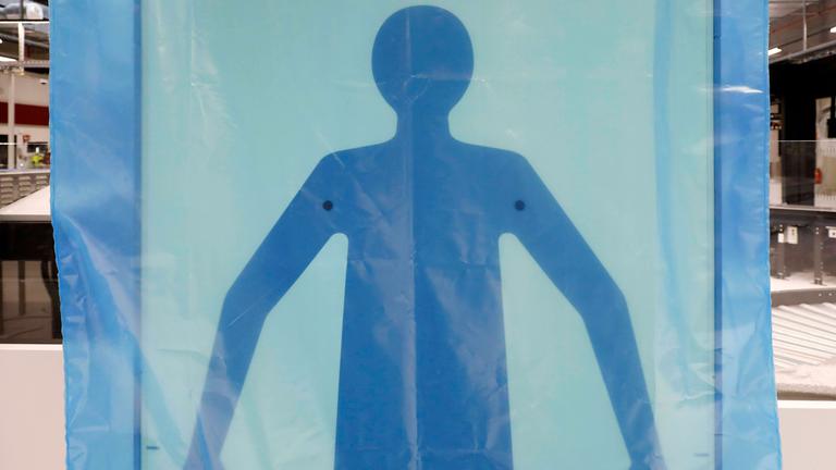 Blick in das fertiggestellte Terminal 2 des BER Flughafens. 