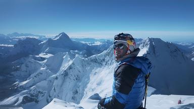 Der polnische Skibergsteiger Andrzej Bargiel auf dem Mount Everest