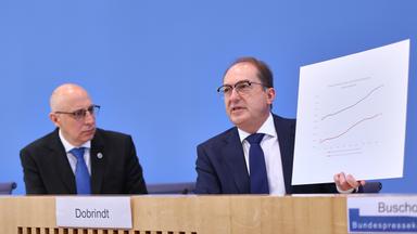 Innenminister Alexander Dobrindt und Verfassungsschutzpräsident Sinan Selen stellen den Verfassungsschutzbericht 2025 vor.