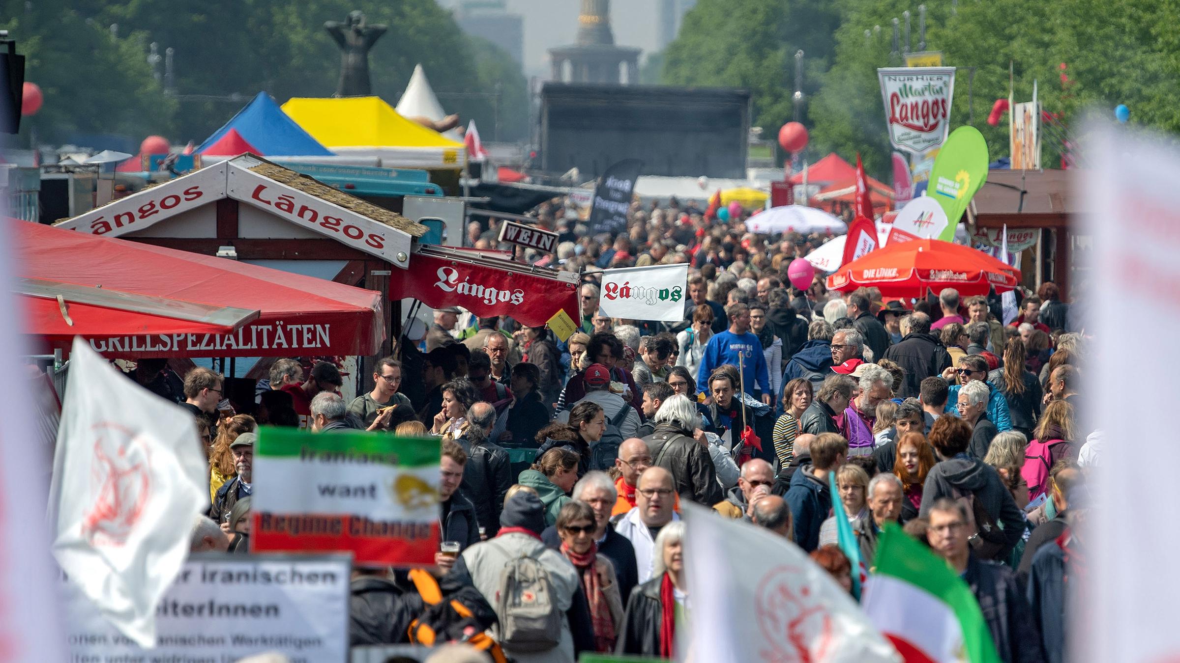 1. Mai-Demos: Berlin