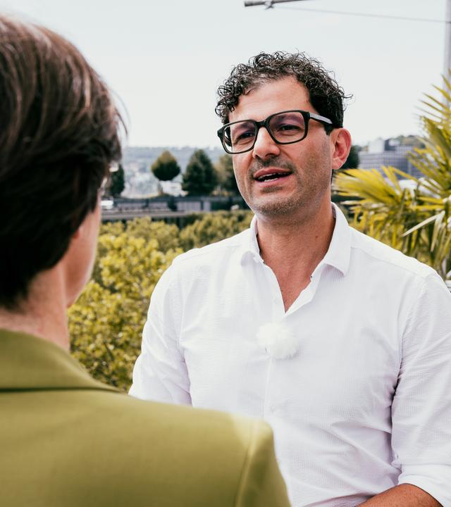Berlin direkt - Sommerinterview 2026 - Luigi Pantisano, Vorsitzender Die Linke, im Gespräch mit Diana Zimmermann