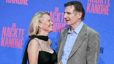 Pamela Anderson und Liam Neeson in Berlin