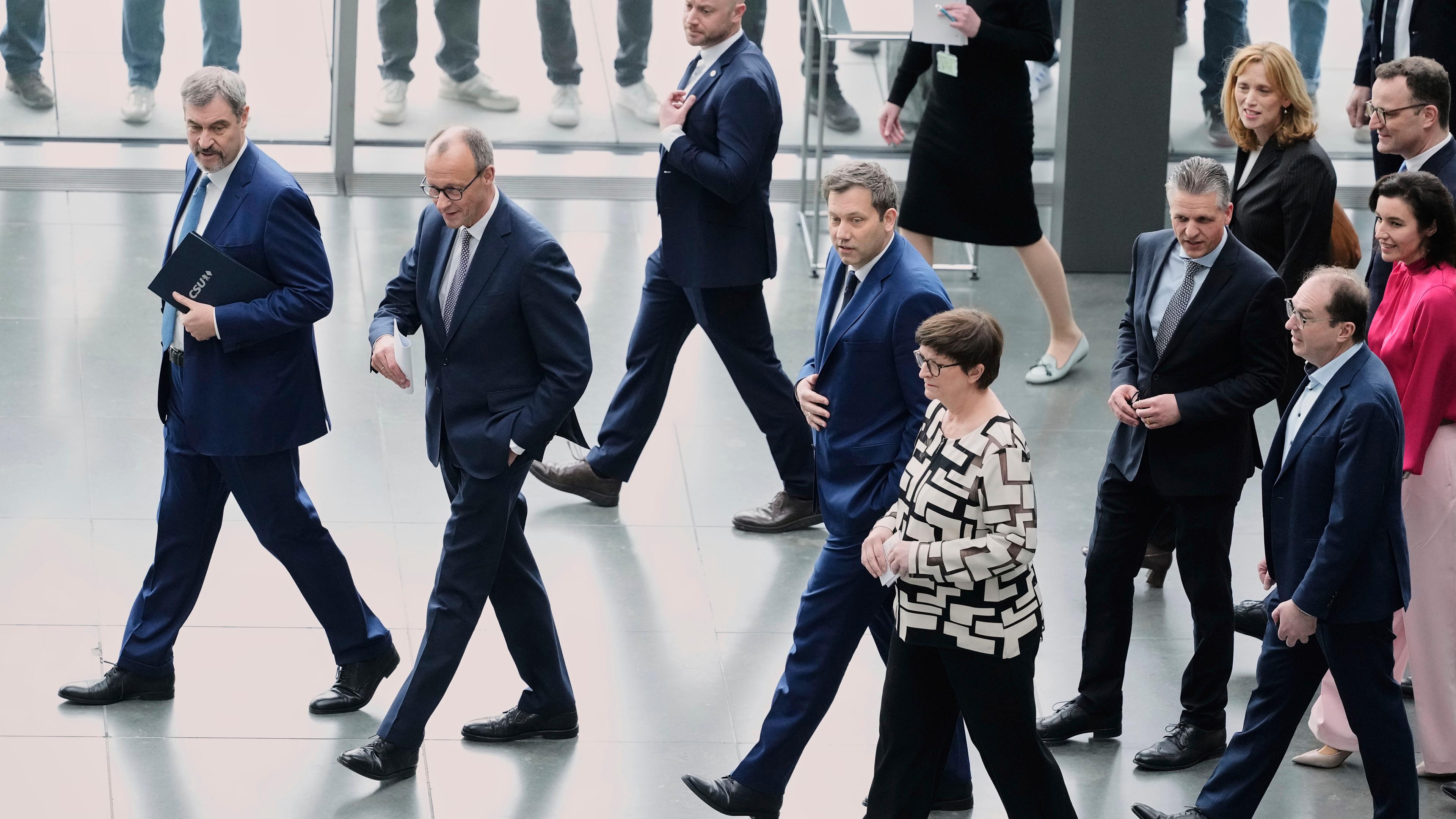 Koalitionäre in Berlin