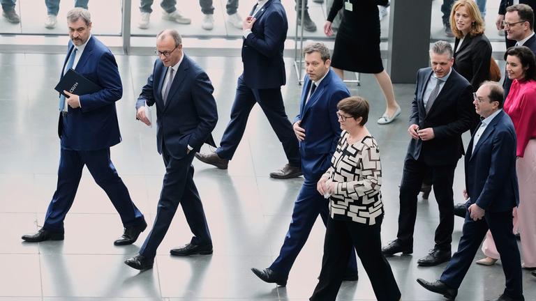 Koalitionäre in Berlin