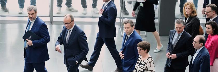 Koalitionäre in Berlin