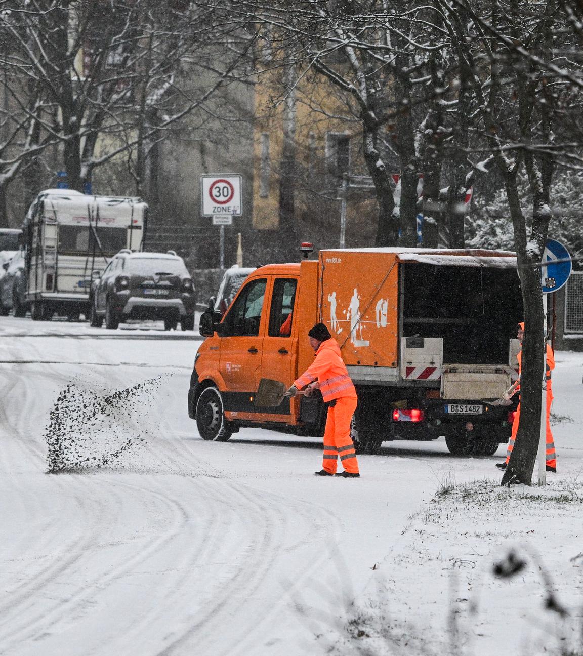  Der Winterdienst der Berliner Stadtreinigung.