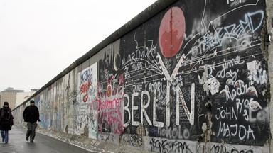Graffiti auf Berliner Mauer