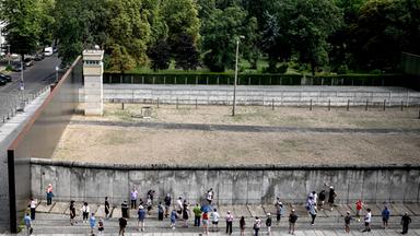 Die Gedenkstätte Berliner Mauer an der Bernauer Straße in Berlin.