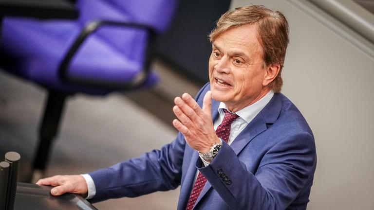 Bernd Baumann (AfD), aufgenommen am 18.01.2024 in Berlin