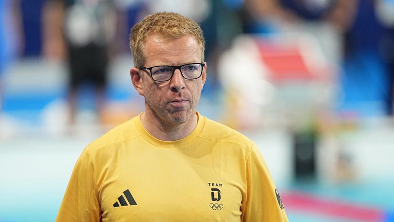 Frankreich, Paris: Olympia, Paris 2024, Bernd Berkhahn, Bundestrainer Schwimmen