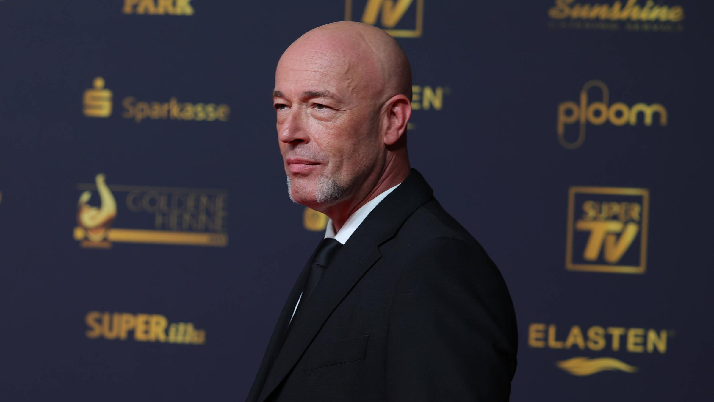 Sänger Bernd Heinrich Graf von der deutschen Band Unheilig auf dem roten Teppich der Verleihung der Goldenen Henne am 12.09.2025 in Leipzig.