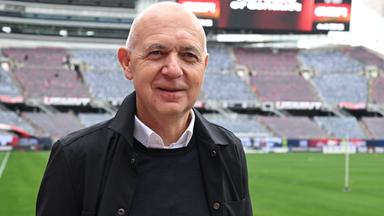 Bernd Neuendorf im Stadion von Chicago