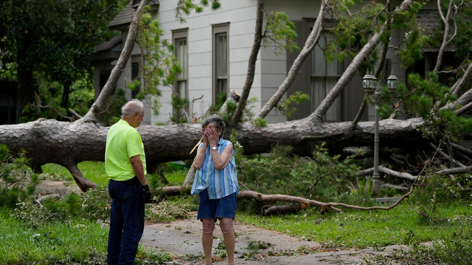 Der Sturm "Beryl" hat in Texas viel Schaden angerichtet.