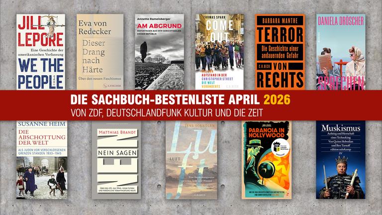Die Sachbuch-Bestenliste für April 2026
